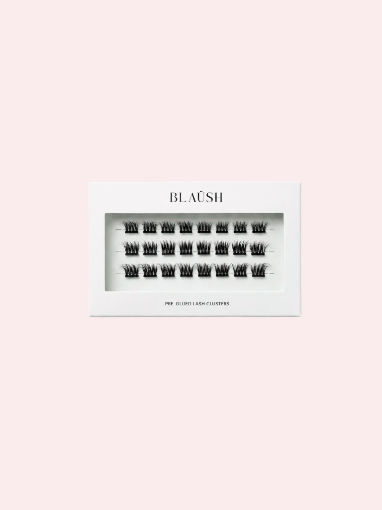 BLAÜSH Nude — Pre-Glued Lash Clusters pack