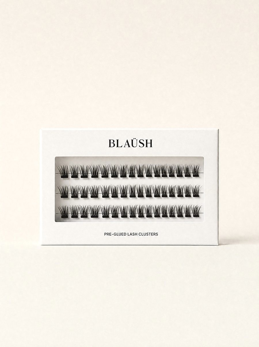 BLAÜSH Rosée — Pre-Glued Lash Clusters pack