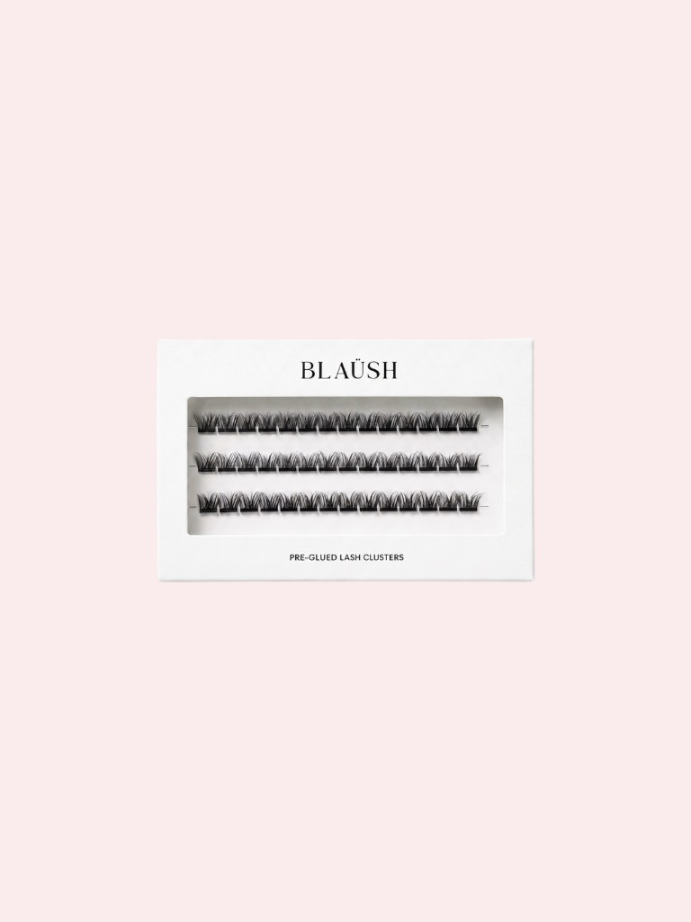 BLAÜSH Rosée — Pre-Glued Lash Clusters pack