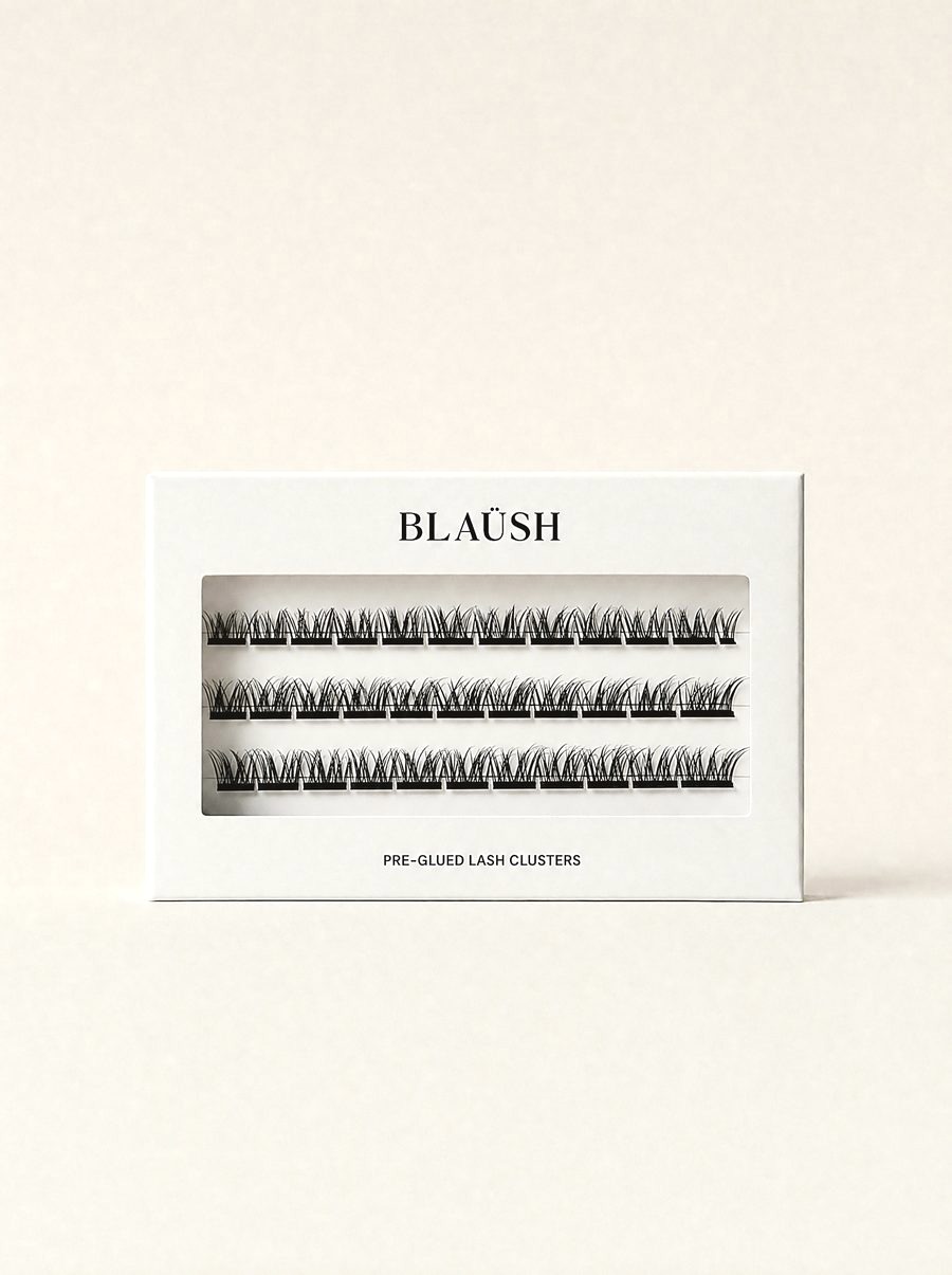 BLAÜSH Velours — Pre-Glued Lash Clusters pack